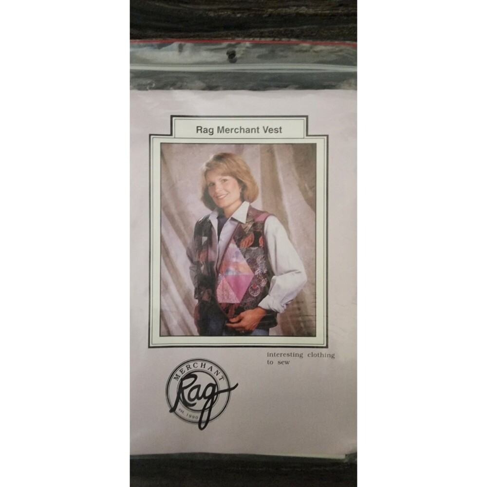 Rag Merchant Vest Pattern Uncut Sizes 6-20  Vintage 1993 NOS